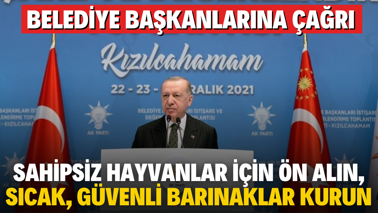 Erdoğan'dan belediye başkanlarına çağrı