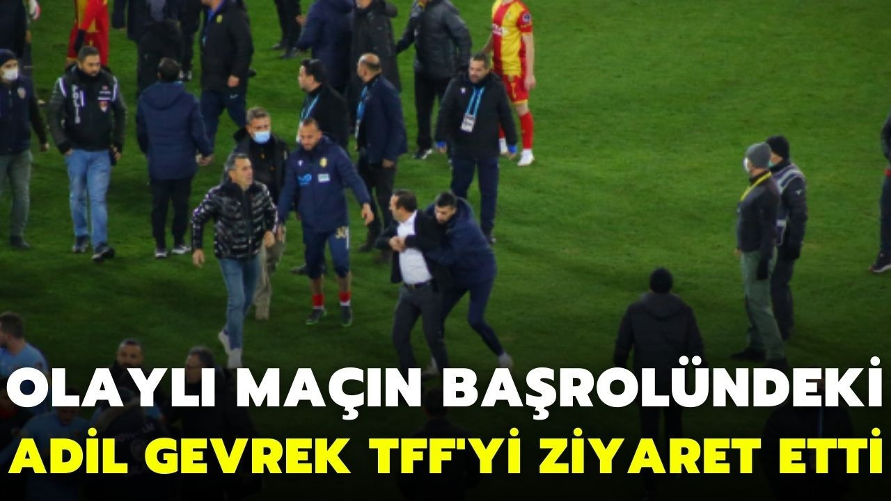 Malatyaspor Başkanı Adil Gevrek TFF ziyareti