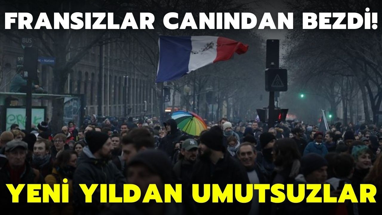 Fransızların çoğunluğu yeni yıldan umutsuz