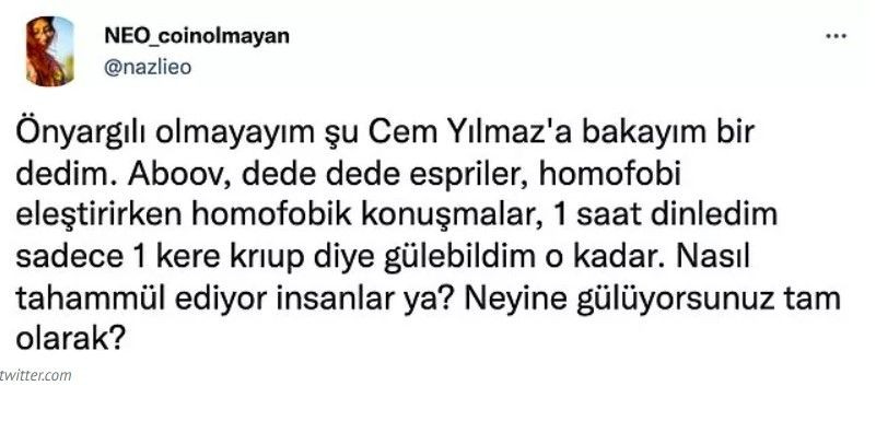 Cem Yılmaz'ın yılbaşı gösterisi hakkında kimler neler dedi? - Sayfa 28