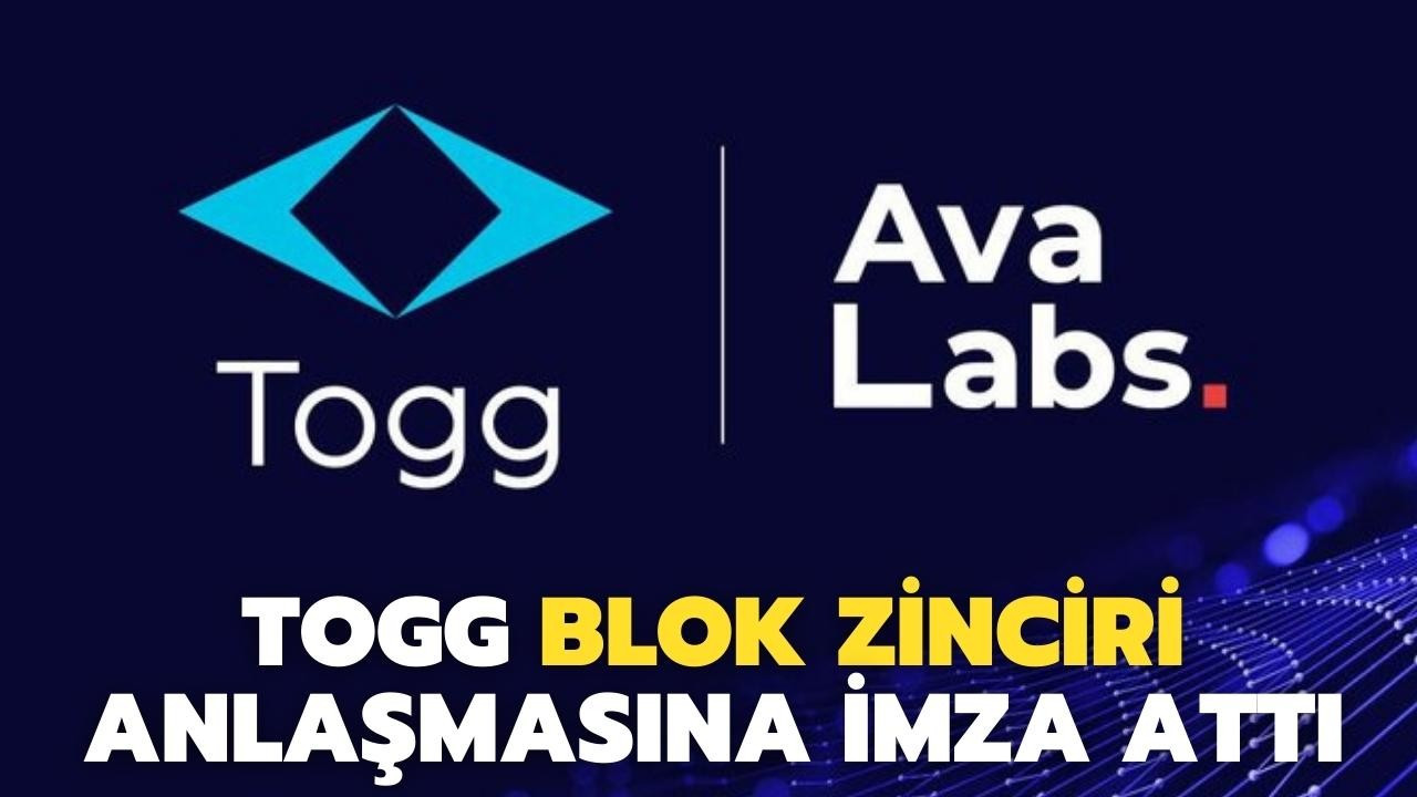 Togg blok zinciri anlaşmasına imza attı