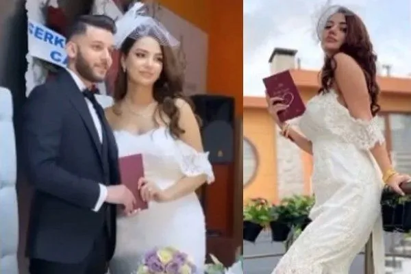2,5 aylık hamile olduğunu açıklayan Ece Ronay bugün evlendi!