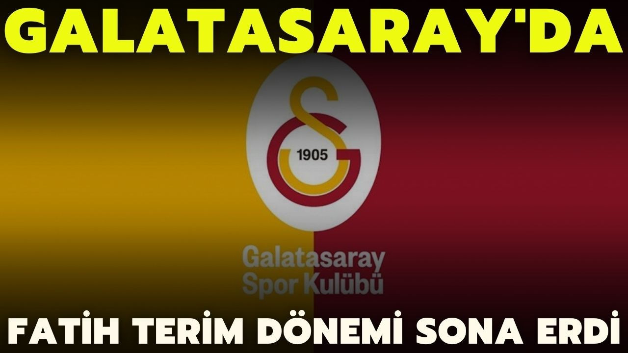 Galatasaray'da Fatih Terim ile yollar ayrıldı