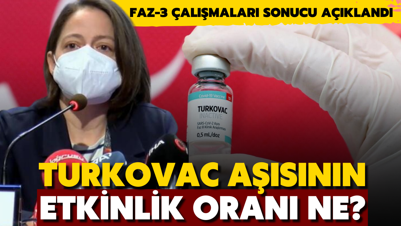 Turkovac aşısının etkinlik oranı ne?