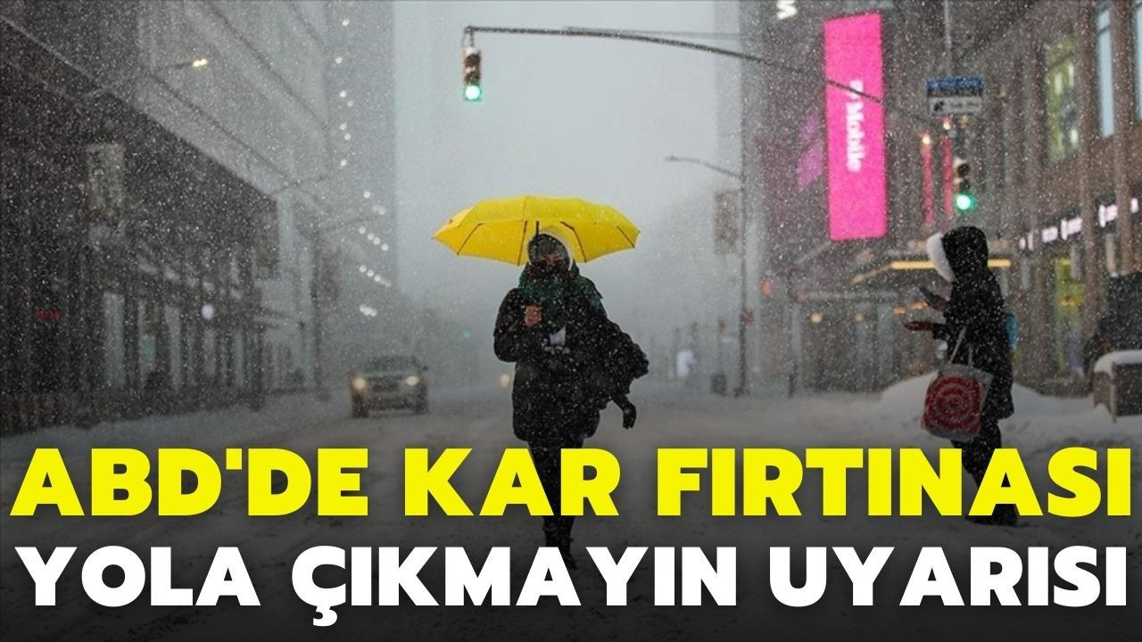 ABD'de kar fırtınası hayatı olumsuz etkiledi