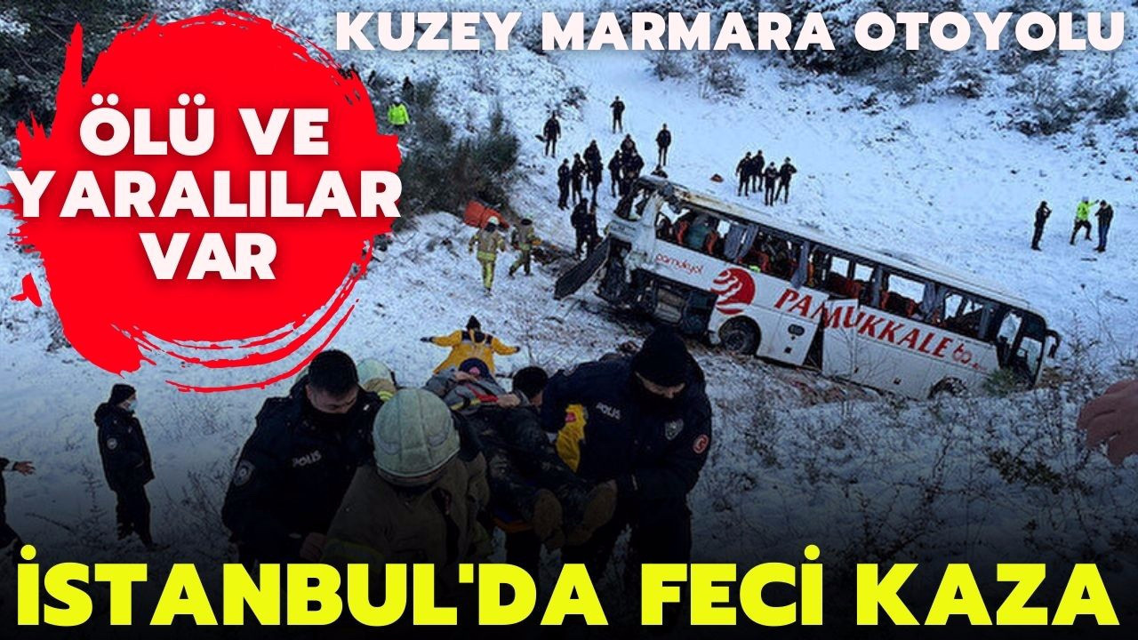 İstanbul'da feci kaza