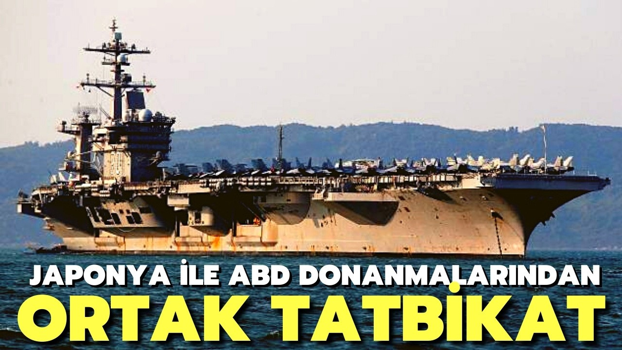 Japonya ile ABD donanmalarından ortak tatbikat