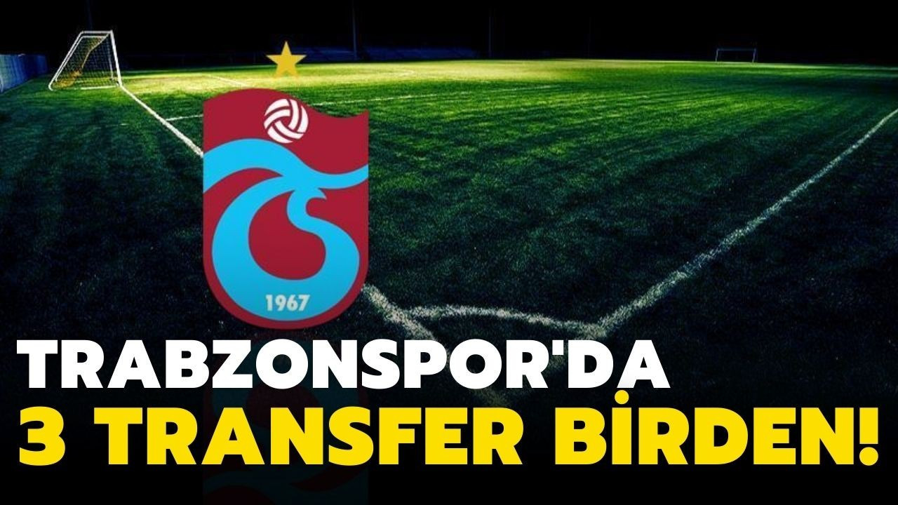 Trabzonspor üç futbolcuyu renklerine bağladı