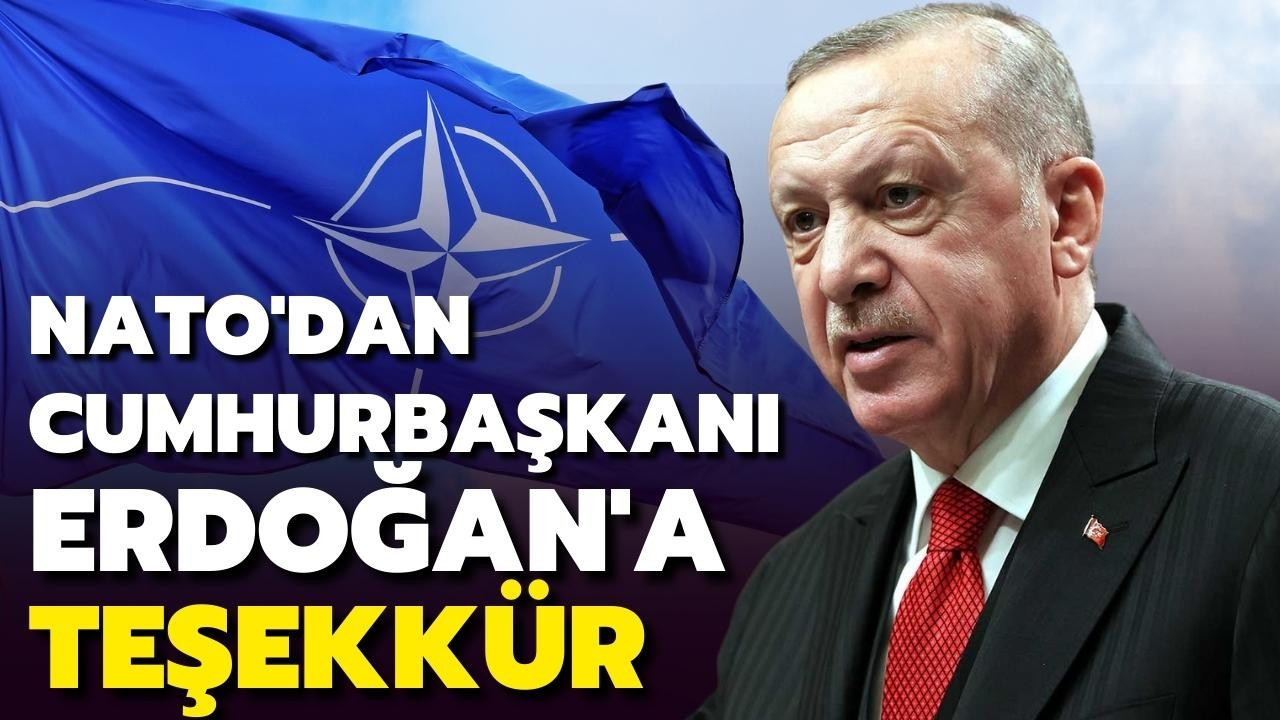 NATO'dan Cumhurbaşkanı Erdoğan'a teşekkür