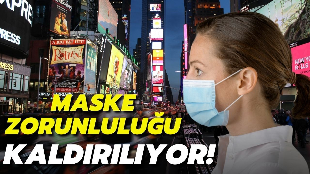 New York, maske takma zorunluluğunu kaldırıyor