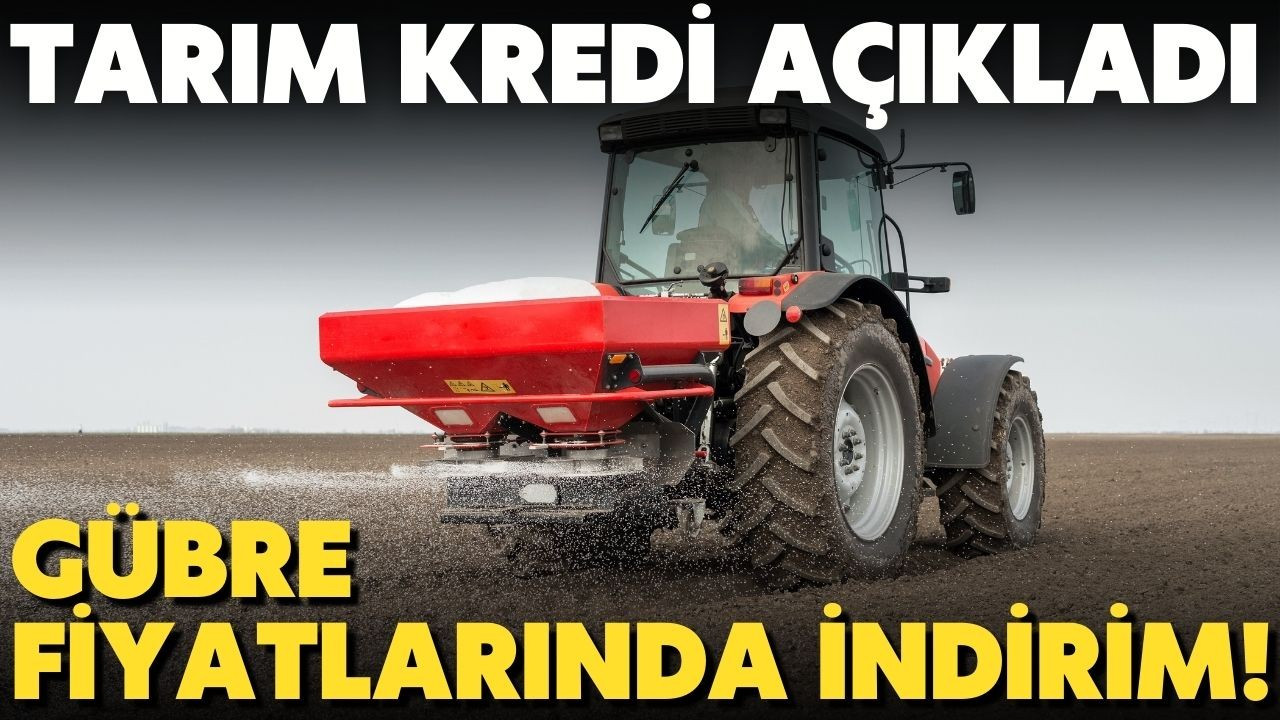 Tarım Kredi'den gübre fiyatlarında indirim