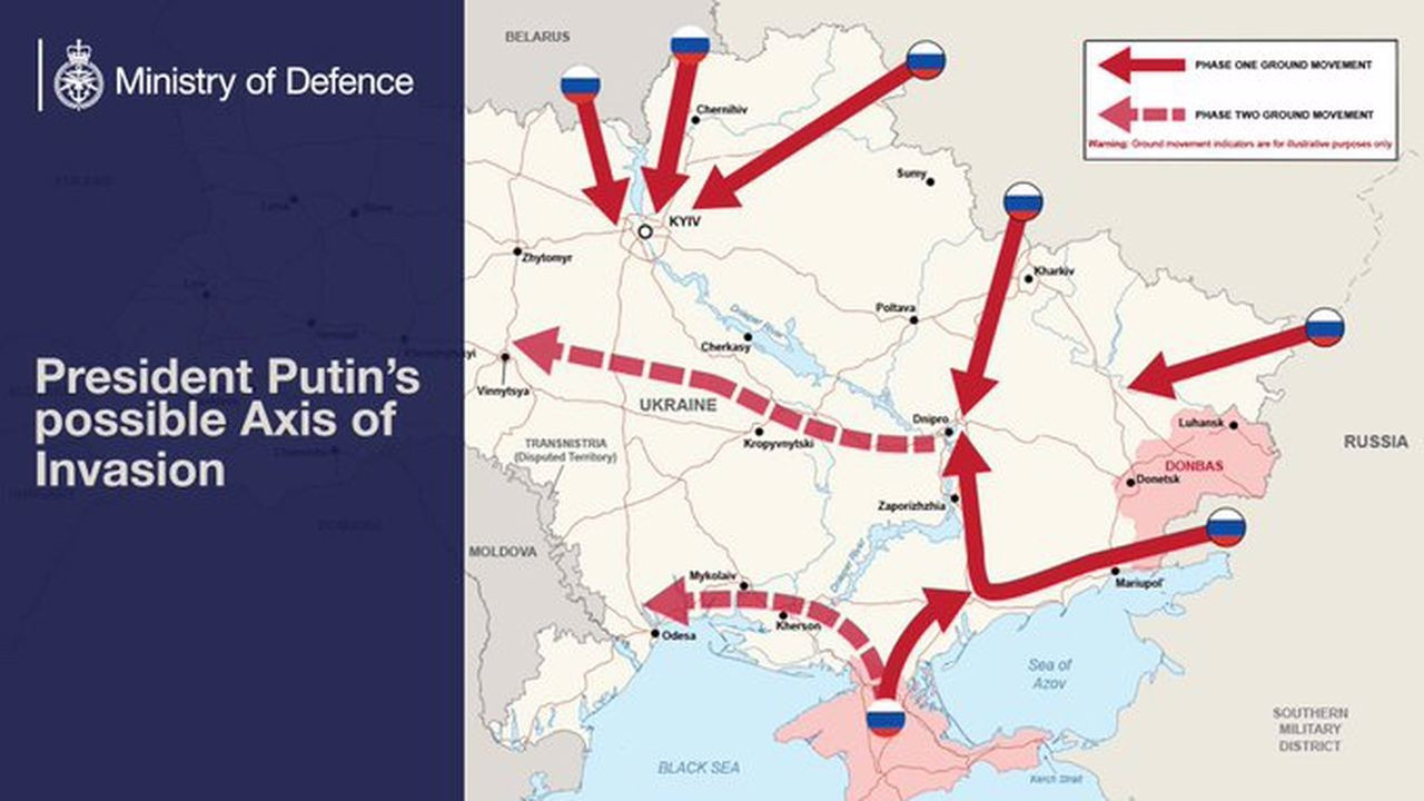 Rusya'nın olası Ukrayna'yı işgal planını yayımladı