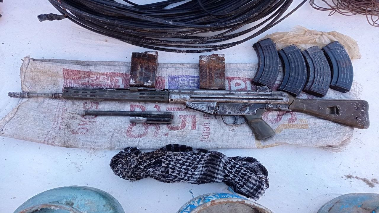 PKK'ya ait silah, patlayıcı malzeme ele geçirildi