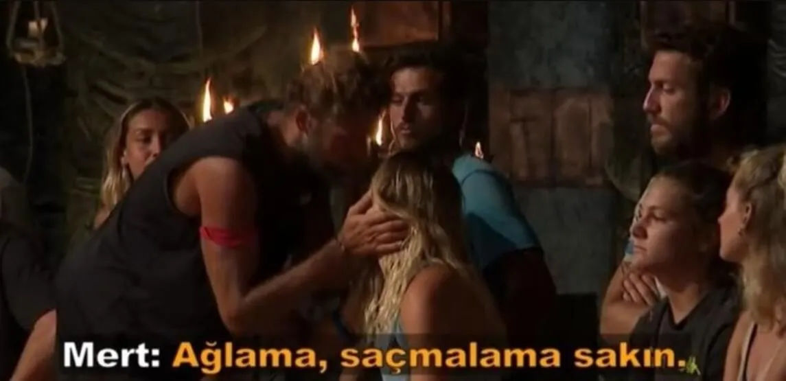 Survivor Mert'in vedası sonrası Sude gözyaşlarına boğuldu