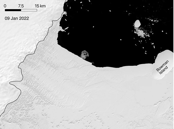 NASA felaketin görüntülerini paylaştı: Antarktika'da Kadıköy'ün üç katı büyüklüğünde bir alan tamamen eridi - Sayfa 1