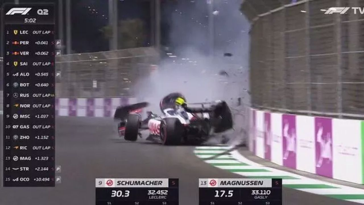 Formula 1 Suudi Arabistan GP'de korkutan anlar