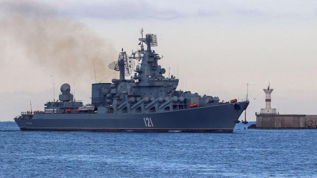 Moskova gemisi Ukrayna tarafından vuruldu