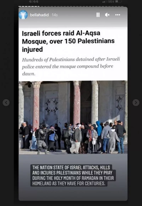 Bella Hadid'in Filistin paylaşımları kısıtlandı - Sayfa 4