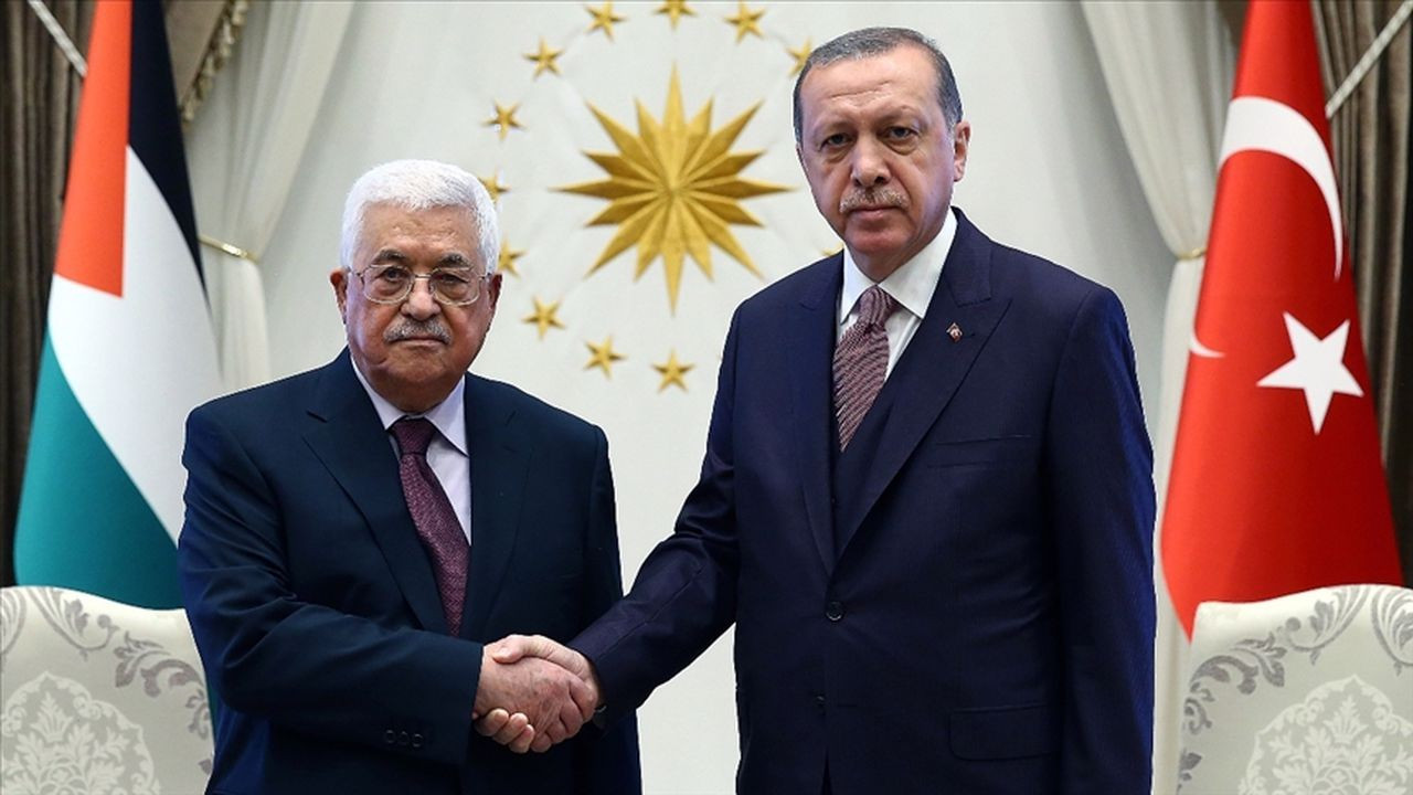 Filistin Devlet Başkanı Abbas ile görüştü