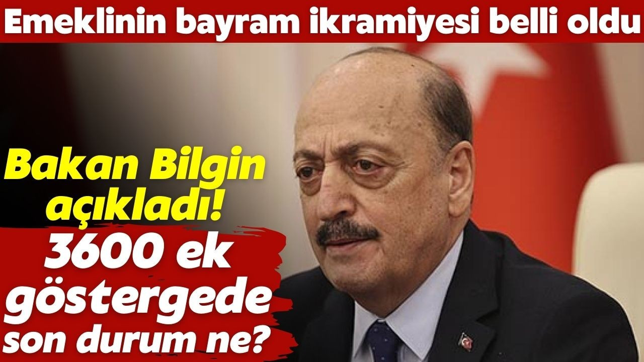 Emeklinin bayram ikramiyesi belli oldu