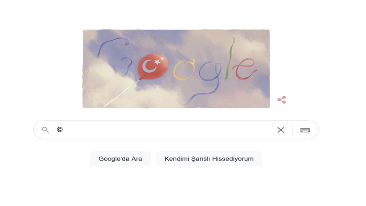 Google'dan 23 Nisan'a özel "doodle"