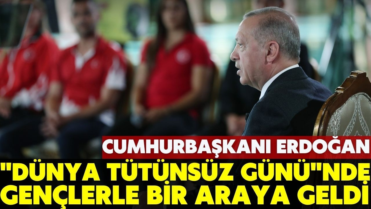 Erdoğan, gençlerle bir araya geldi