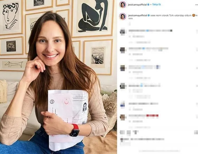 ‘Yeni Gelin’in Bella'sı Jessica May Türk vatandaşı oldu! 'Türkiye ikinci vatanım'