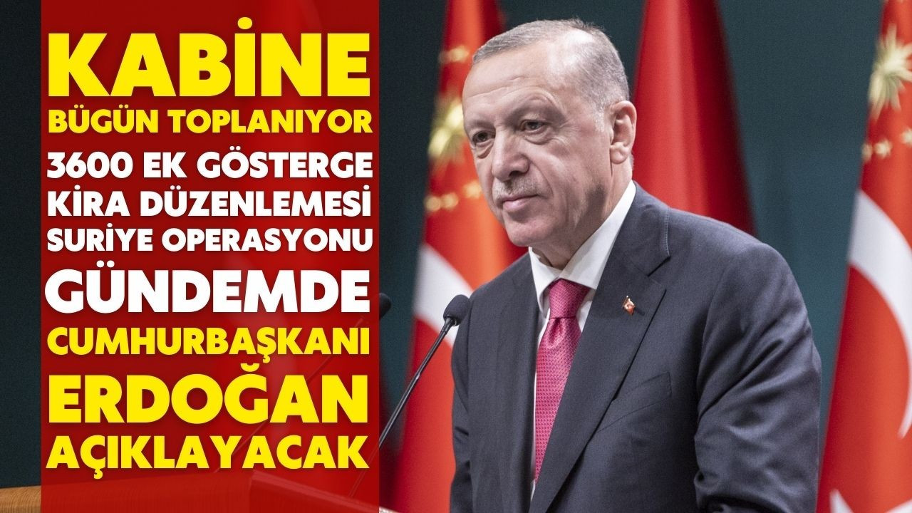 Erdoğan, 3600 ek gösterge müjdesini açıklayacak
