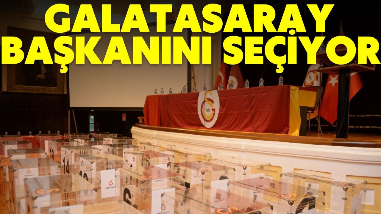 Galatasaray Kulübü başkanını seçiyor
