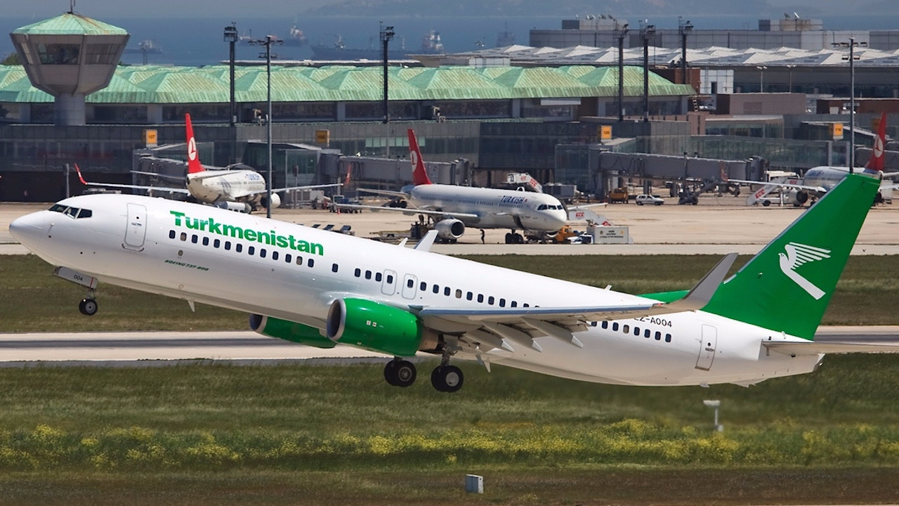 Türkmenistan'da uluslararası uçuşlar başlıyor