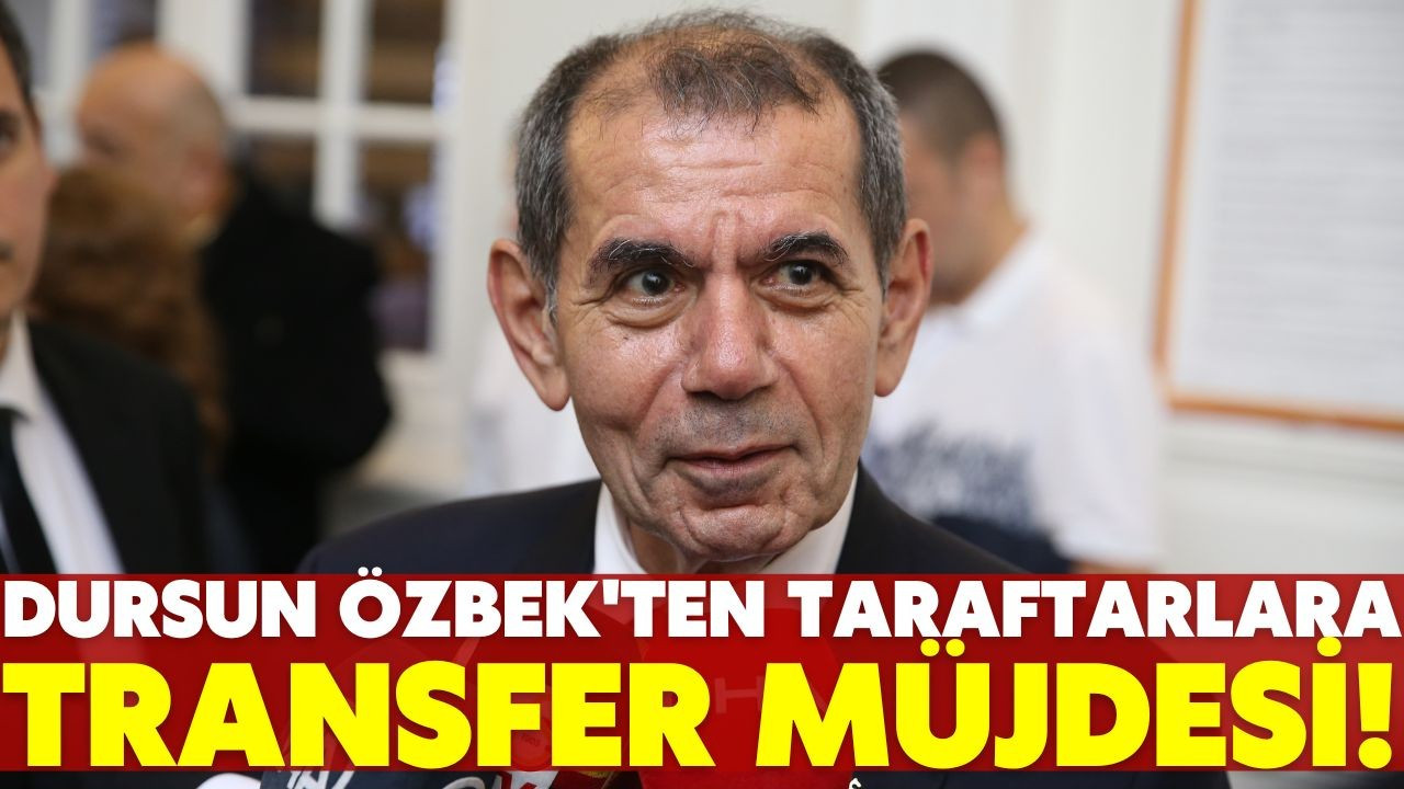 Dursun Özbek'ten taraftarlara transfer mesajı