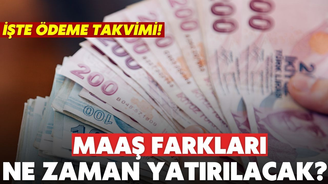 Emekli maaş farkları ne zaman yatırılacak?