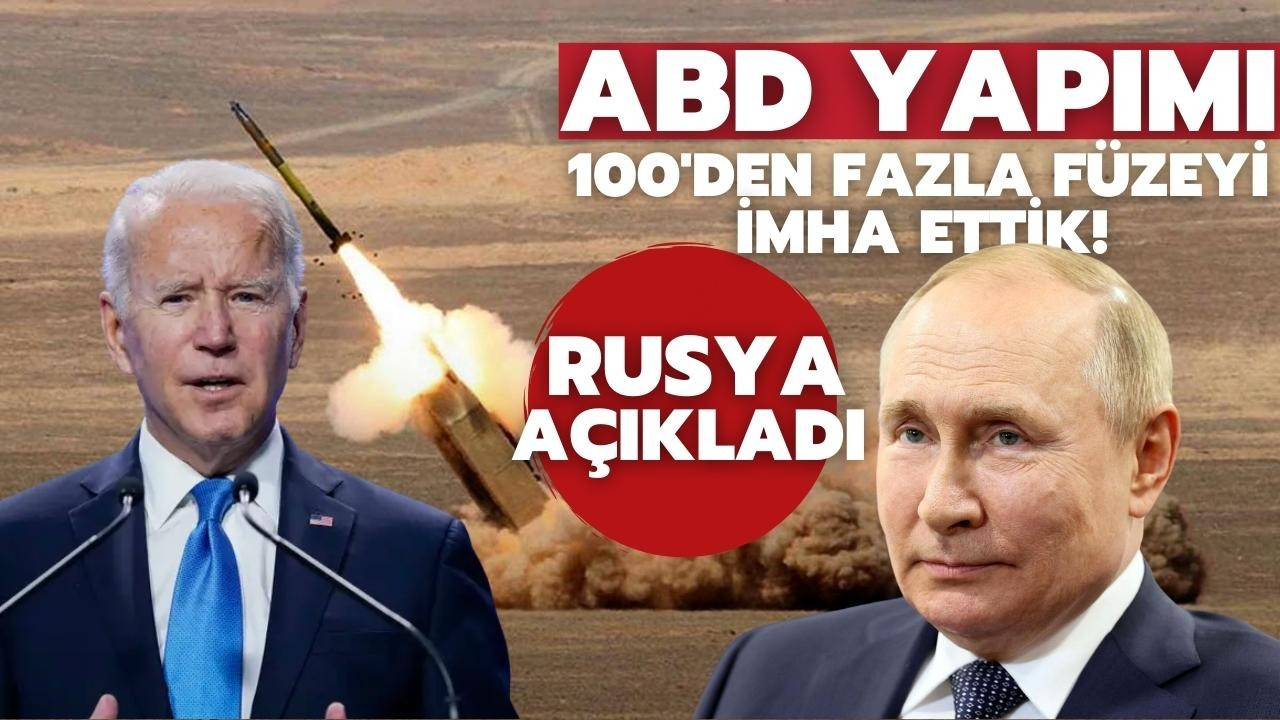 Rusya: ABD yapımı 100'den fazla füzeyi imha ettik!