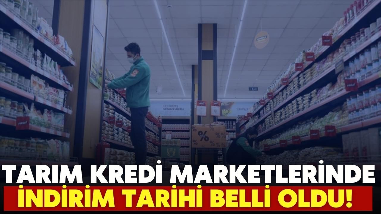 Tarım Kredi marketlerinde indirim tarihi!