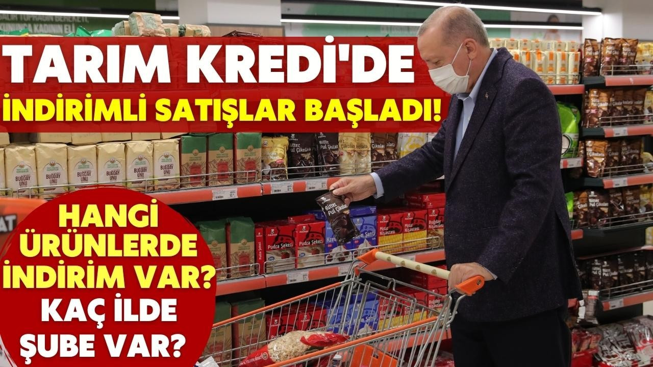 Tarım Kredi'de indirimli satışlar başladı