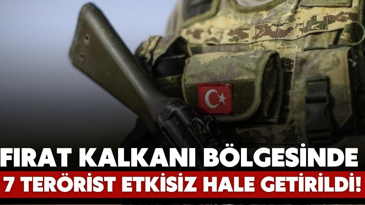 7 PKK/YPG'li terörist etkisiz hale getirildi!