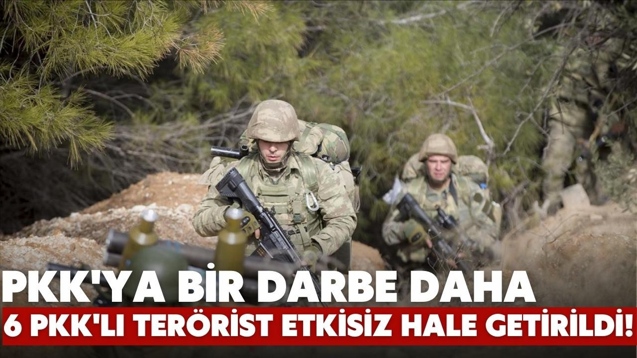 6 PKK'lı terörist etkisiz hale getirildi!