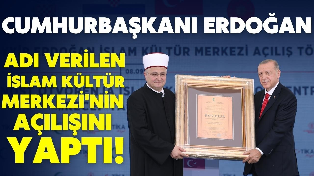 Erdoğan, Sisak'ta İKM'nin açılışını yaptı!