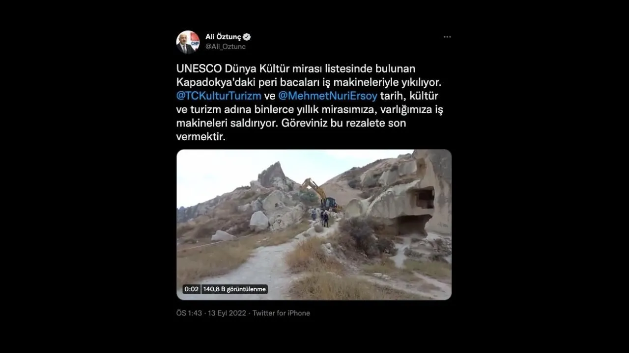 Bir dezenformasyon daha! Peribacaları masalı!