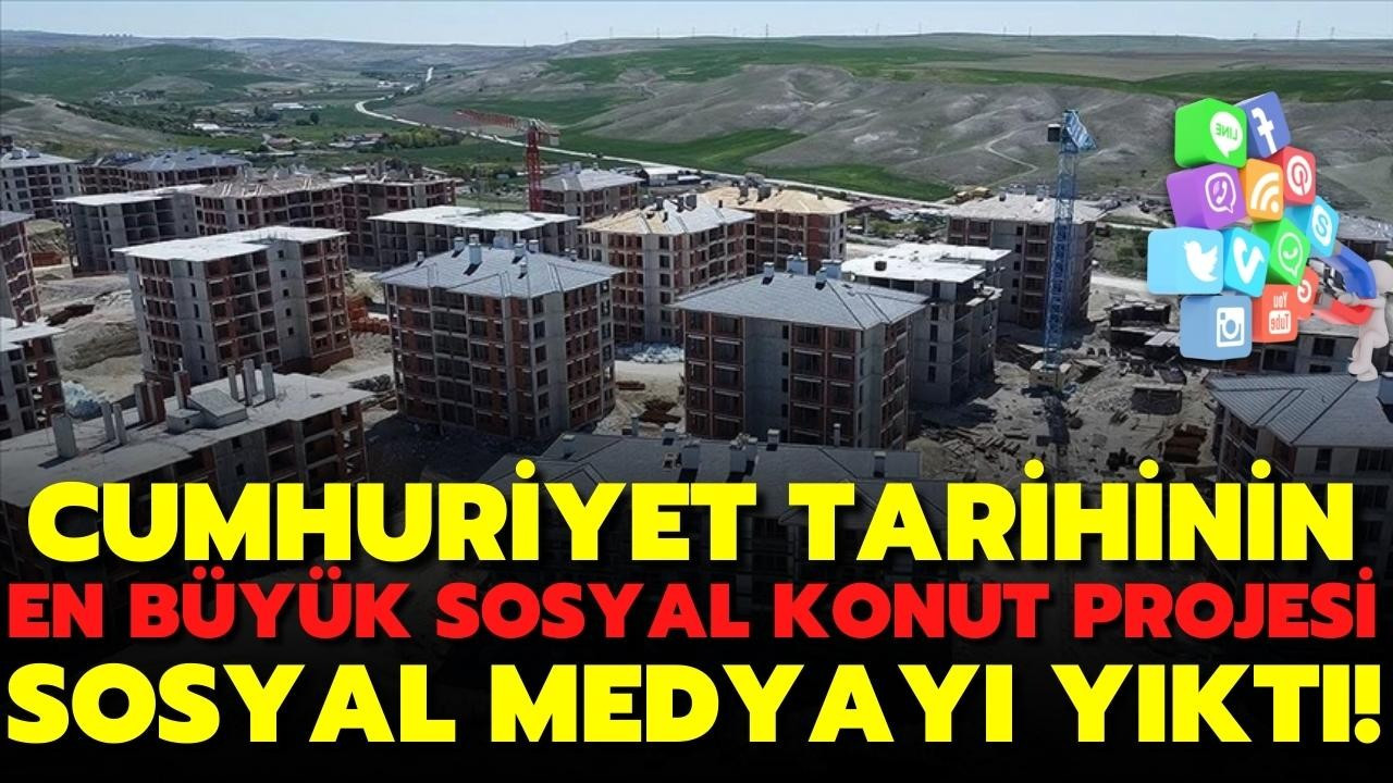 Sosyal konut projesi, sosyal medyayı yıktı!