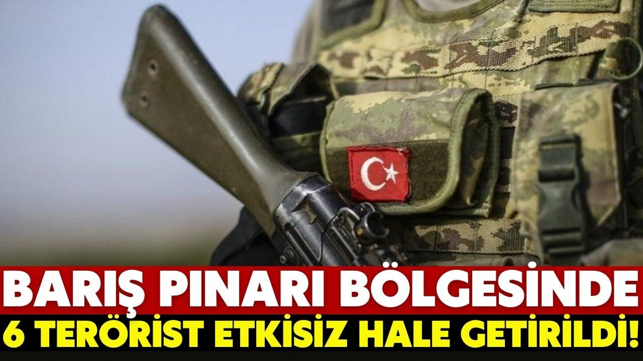 6 PKK/YPG'li terörist etkisiz hale getirildi!