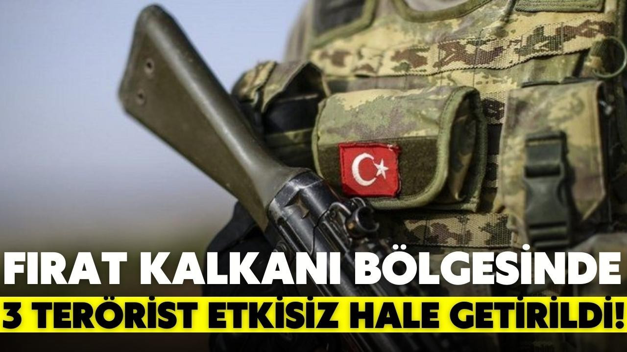 3 PKK/YPG'li terörist etkisiz hale getirildi!