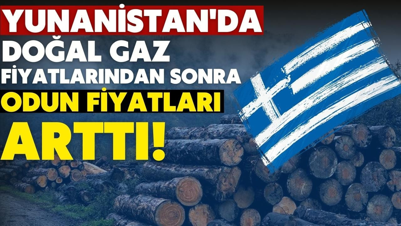 Yunanistan'da odun fiyatları arttı!