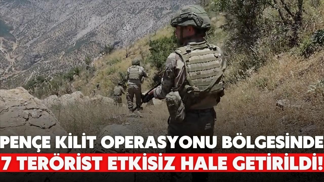 7 PKK'lı terörist etkisiz hale getirildi!