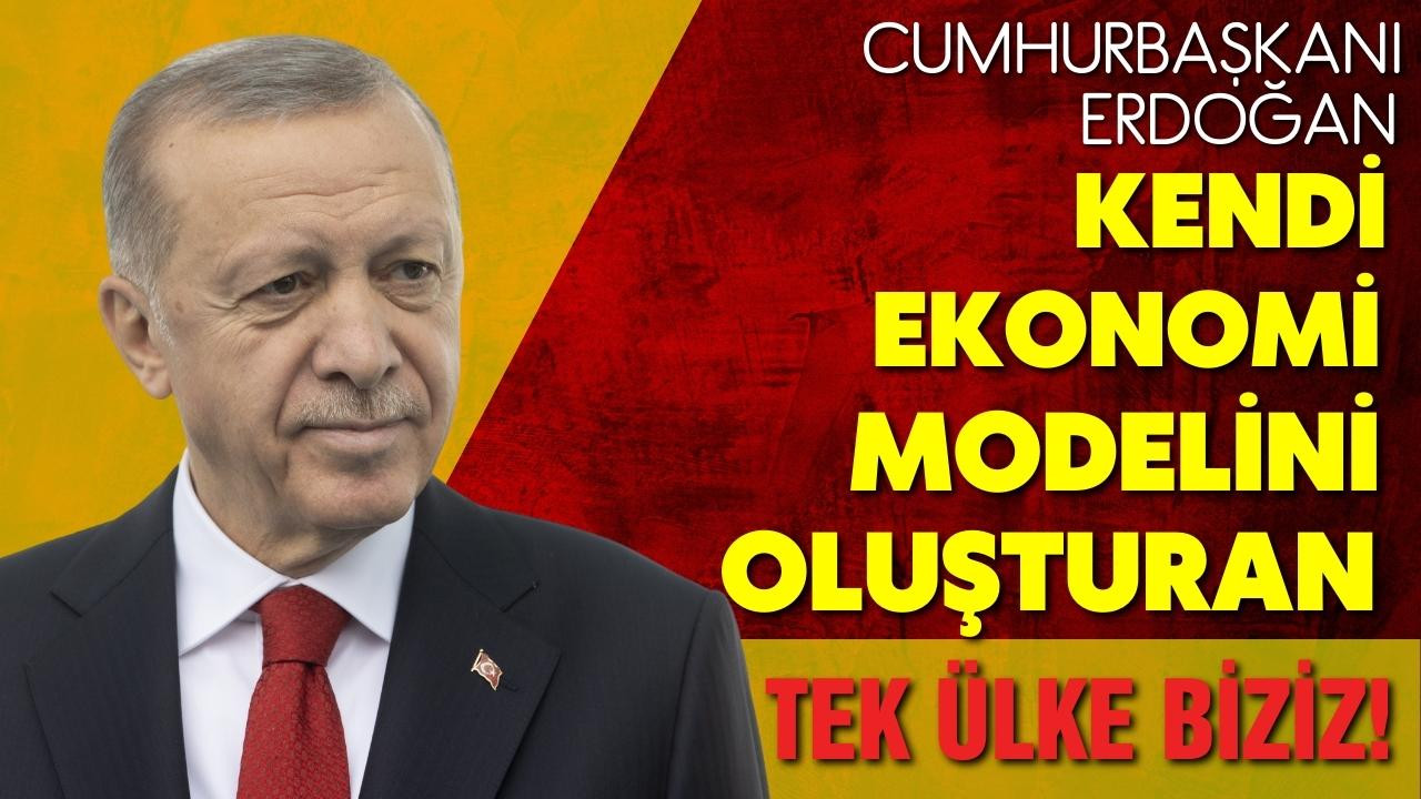 Erdoğan: Kendi ekonomi modelimizi oluşturduk