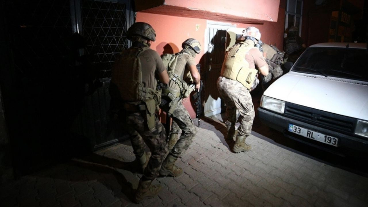 Mersin'de PKK/KCK operasyonunda 9 gözaltı
