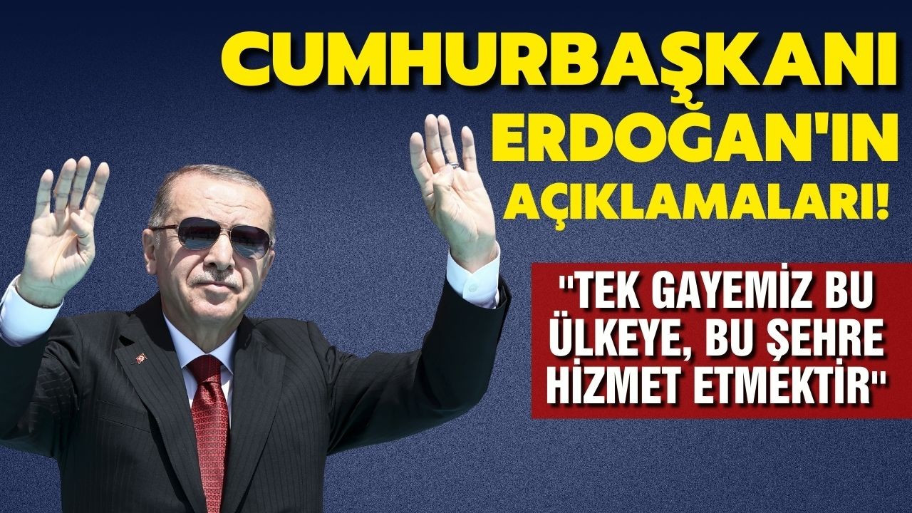 Cumhurbaşkanı Erdoğan metro hattı açılış konuşması