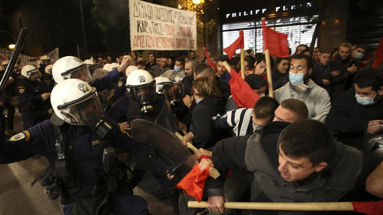 Yunanistan'da hayat pahalılığı protesto edildi!