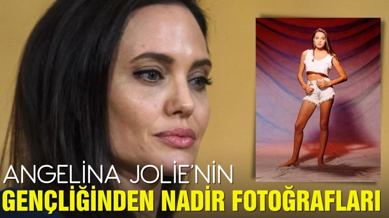 Angelina Jolie'nin bilinen nadir fotoğrafları!