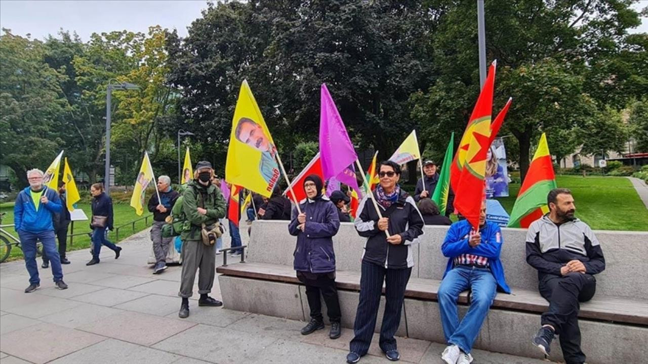 İsveç'te YPG/PKK yandaşları gösteri yaptı